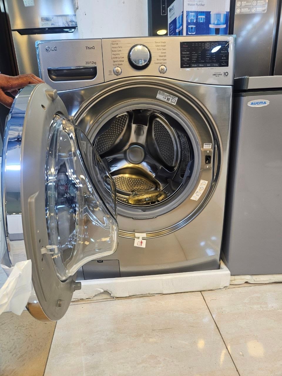 Lg 12kg auto & steam dry
