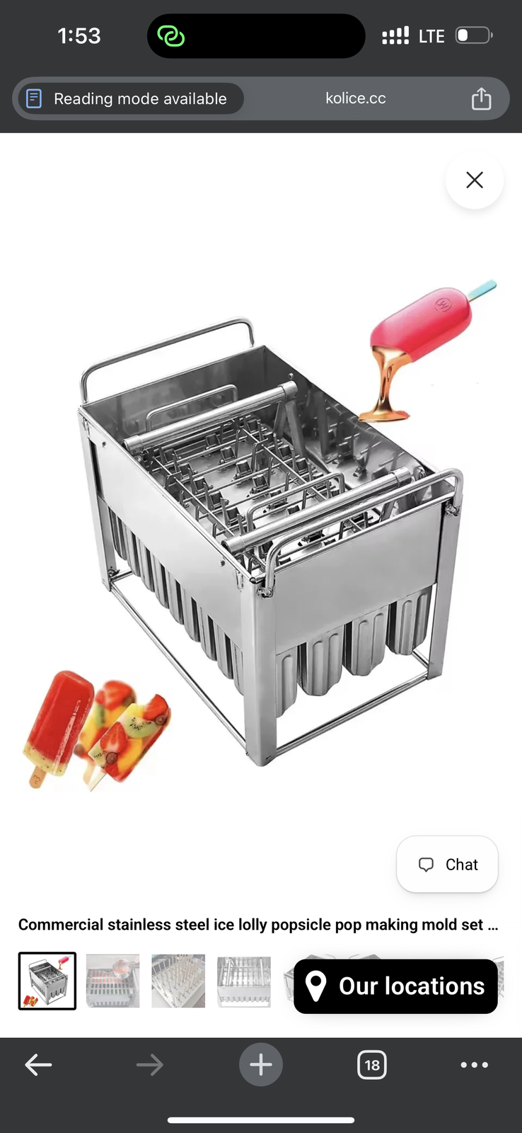 Popsicle Mould