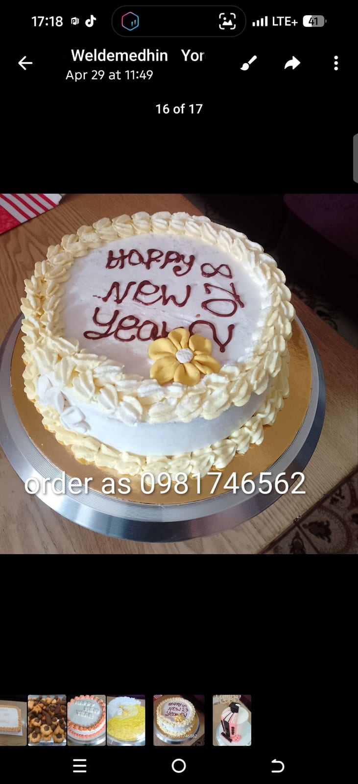 1 kg New year cake