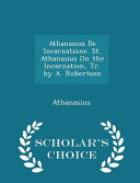 On the Incarnation Book by St. Athanasius of Alexandria