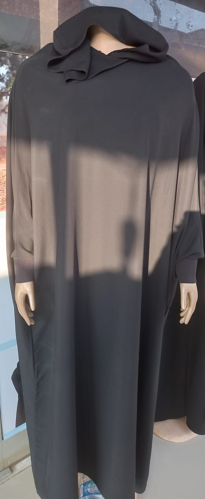 Jilbab with cape material stock