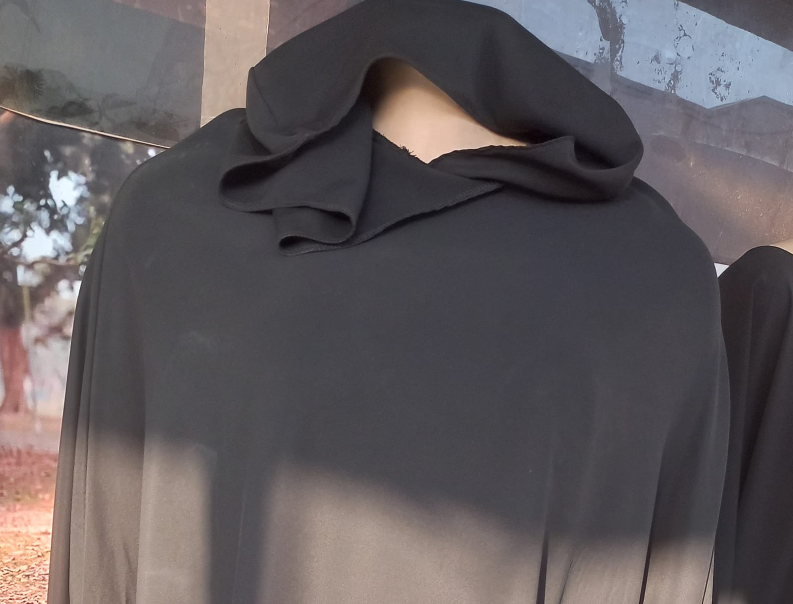 Caped jilbab with good material