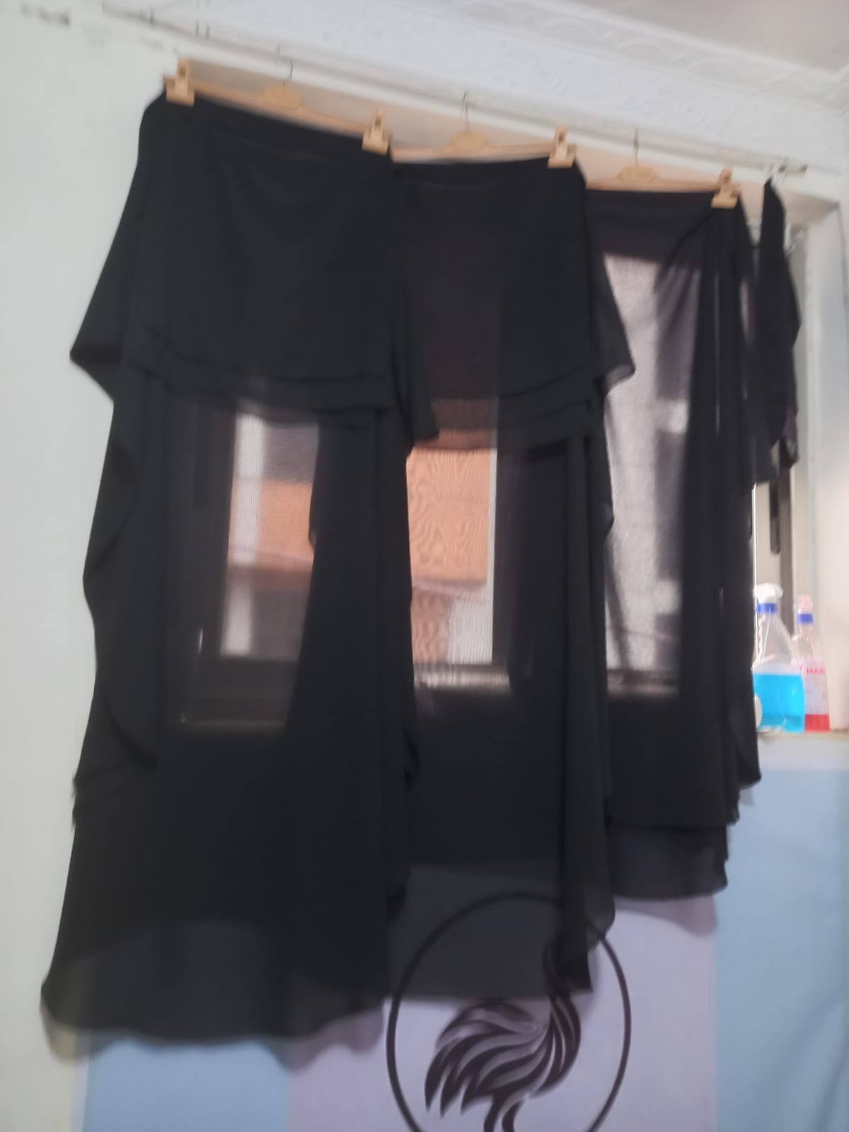 EMuselim niqab 2 layers long