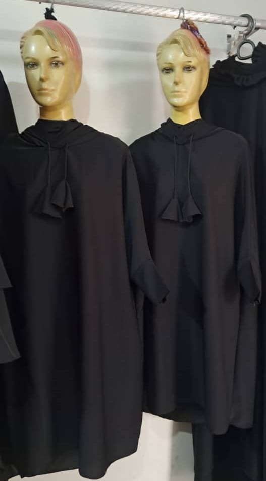 Jilbab with 2 capes for kids