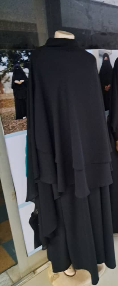 Stock abaya and chiffon khimar