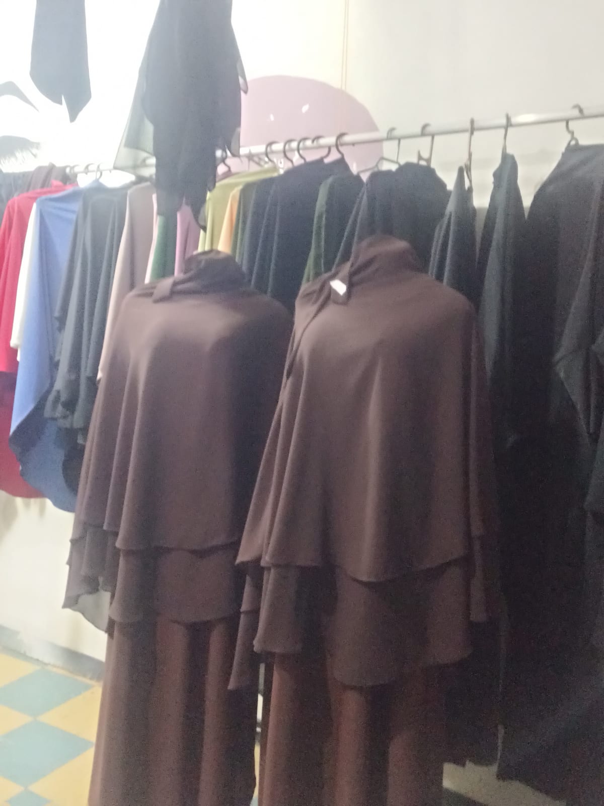 Wide chiffon khimar and internet Abaya
