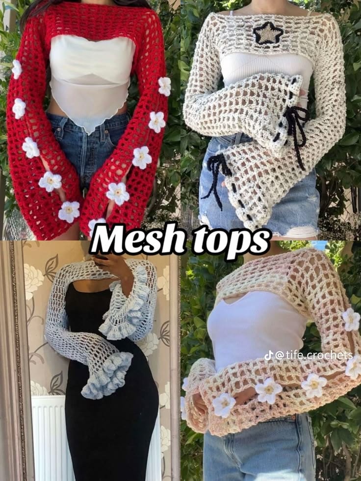 Crochet shrug